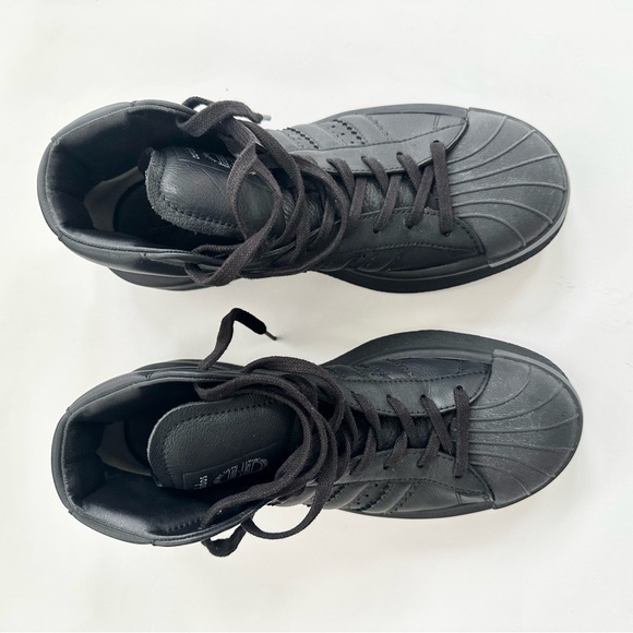 RICK OWENS | ADIDAS MASTODON PRO HIGH TOP LEATHER SNEAKERS HYPEBEAST FW16 - Picture 4 of 17